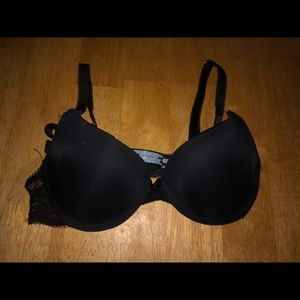 Black bra with Lace sides